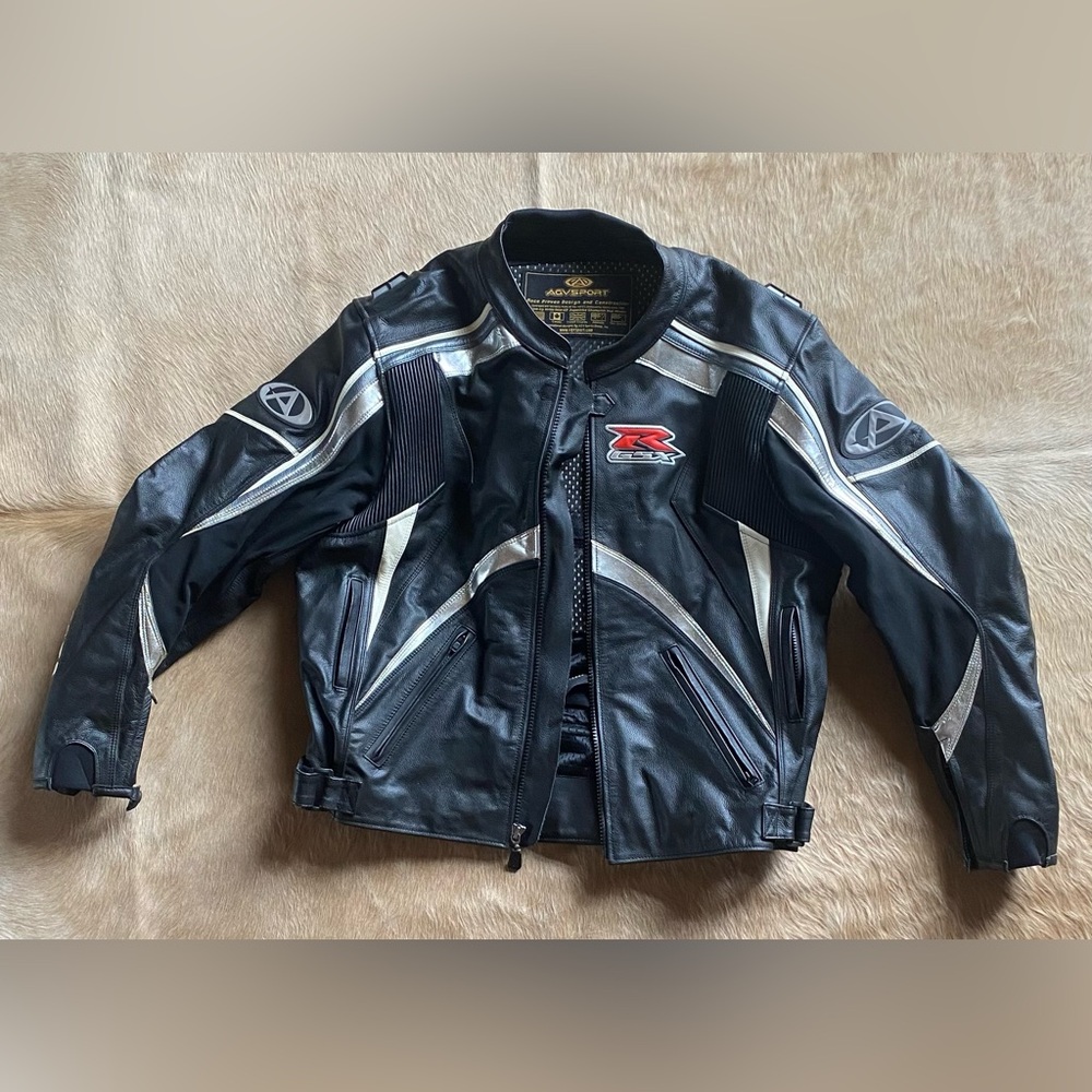 AGVSPORT leather motorcycle jacket